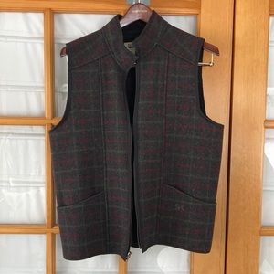 Stormy Kromer Grey Plaid wool vest